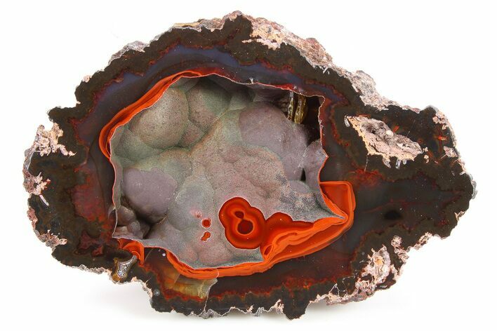 Polished Patagonia Crater Agate - Fluorescent! #284861